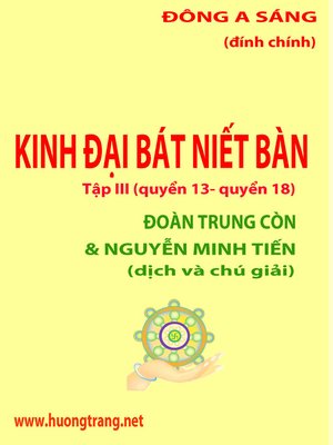 cover image of Kinh Đại Bát Niết Bàn -Tập III (quyển 13- quyển 18)